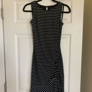 Knit stripe dress